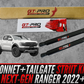 2022+ Ford Ranger Next-Gen Bonnet + Tailgate Strut KIT - GT-PRO - T6